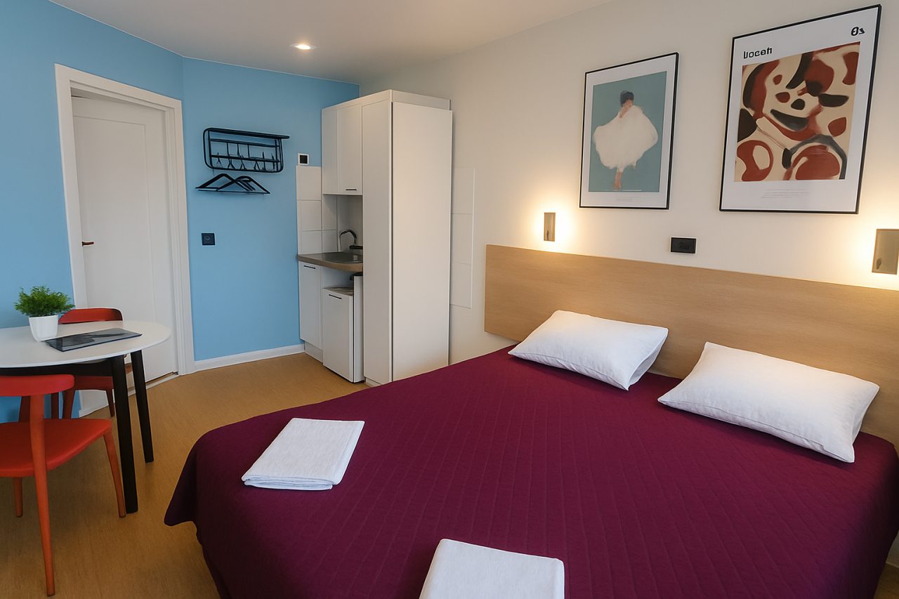 Двухместный (Двухместный стандарт с общим санузлом на 2 номера), Апартаменты Седьмое небо