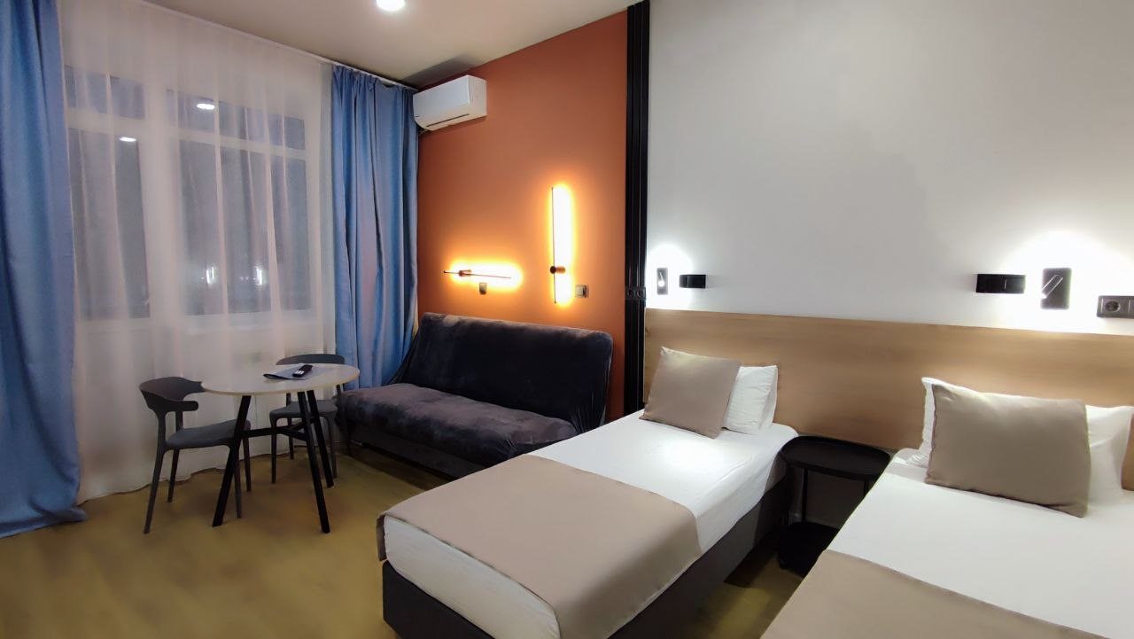 Апартаменты (Четырехместный комфорт с балконом во двор), Апартаменты Седьмое небо