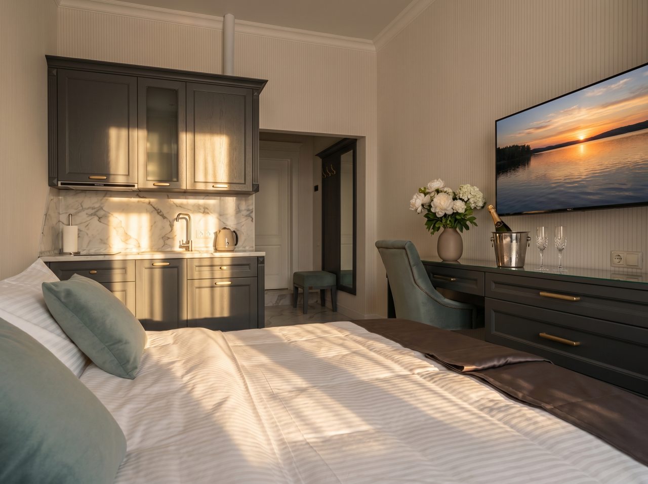 Двухместный (Стандарт с балконом), Мини-отель Wolf Apartments