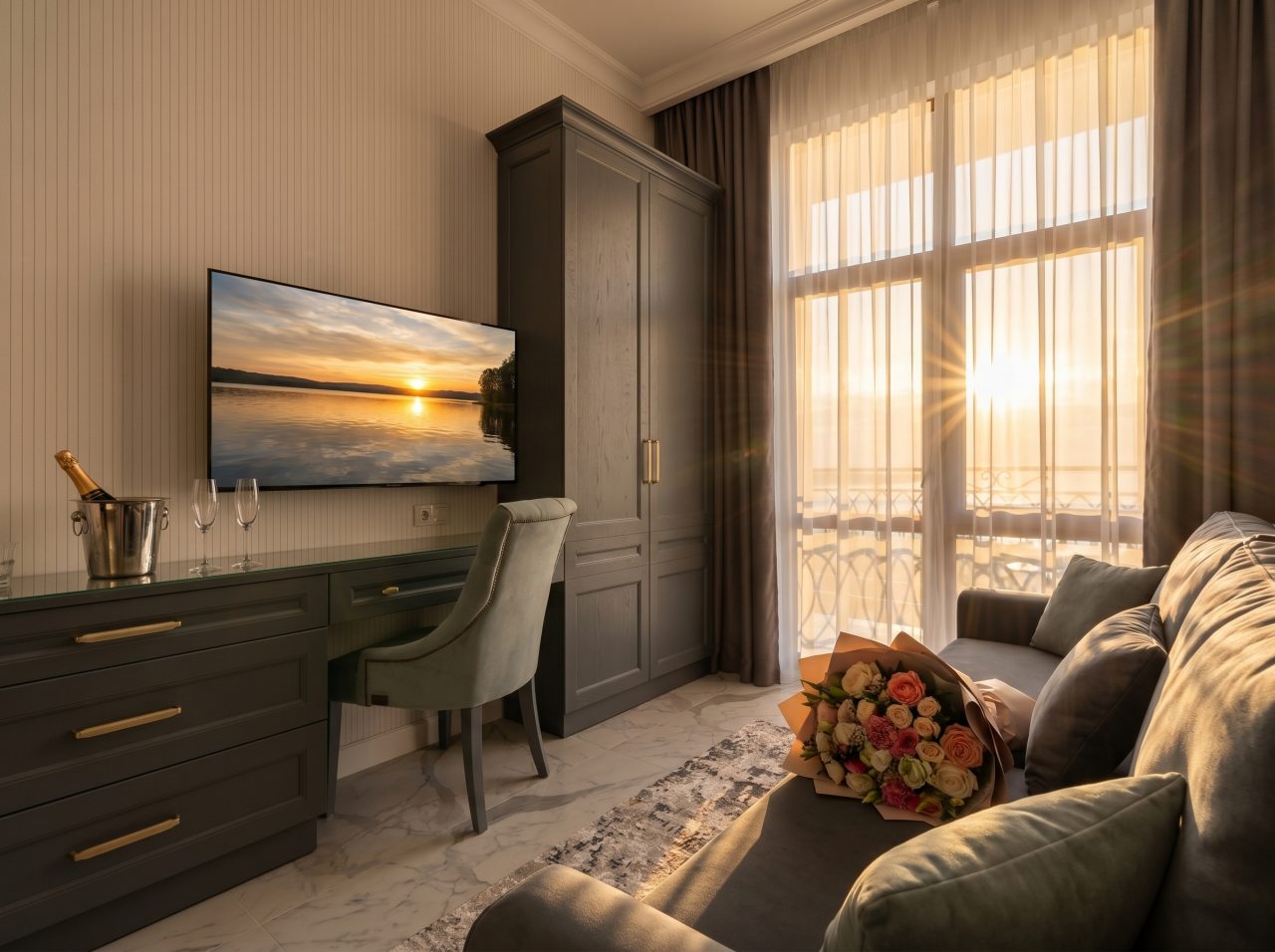 Двухместный (Стандарт (балкон)), Мини-отель Wolf Apartments