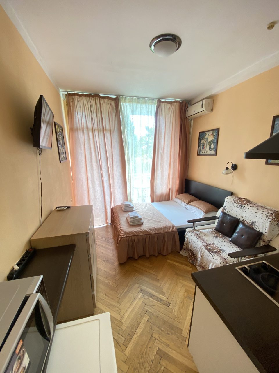 Апартаменты (Апартаменты с 1 спальней и видом на море), Мини-отель Joy Apartments