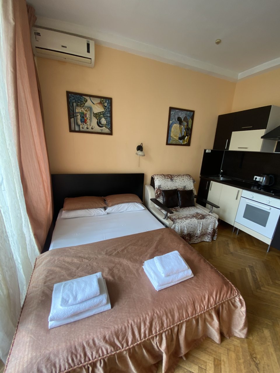 Апартаменты (Апартаменты с 1 спальней и видом на море), Мини-отель Joy Apartments