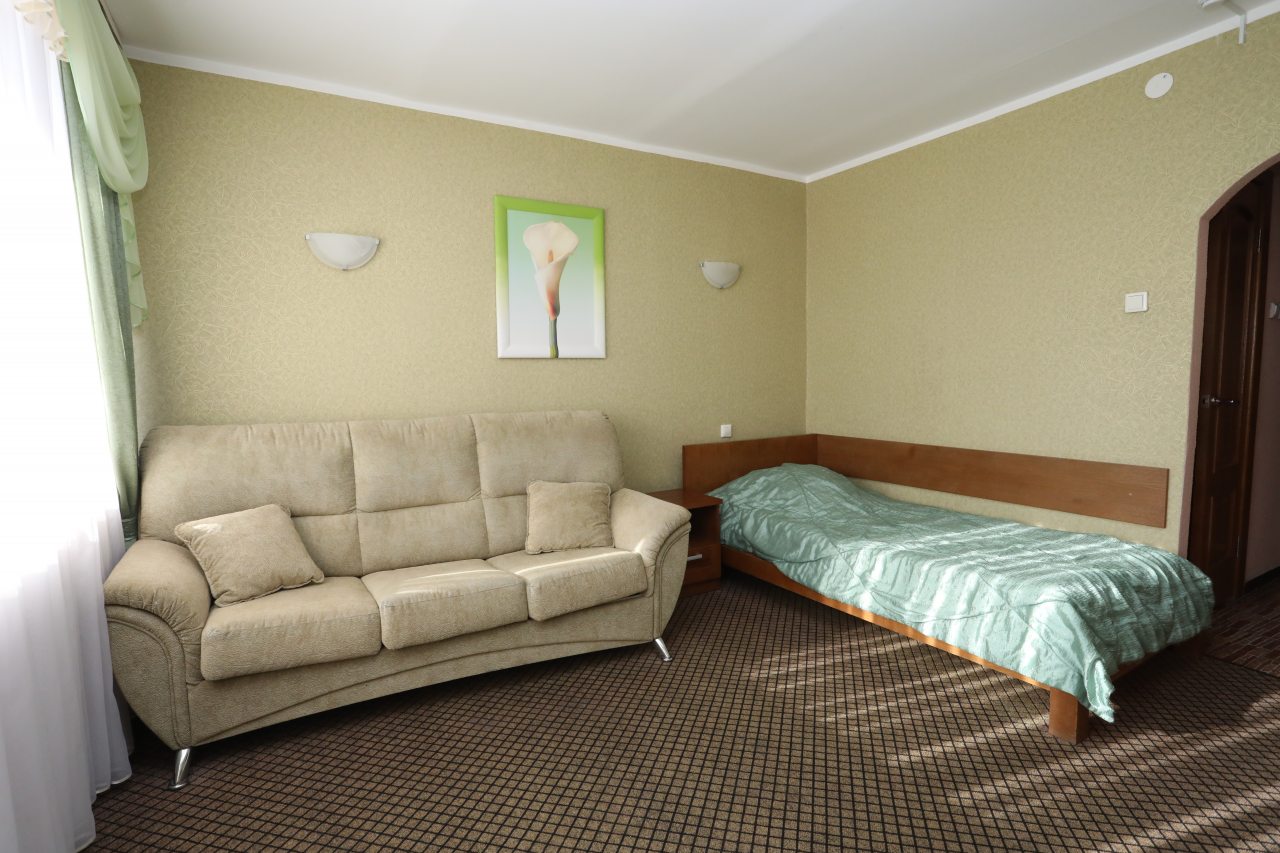 Одноместный (Первая категория однокомнатный одноместный (single room)) гостиницы Юбилейная, Бобруйск