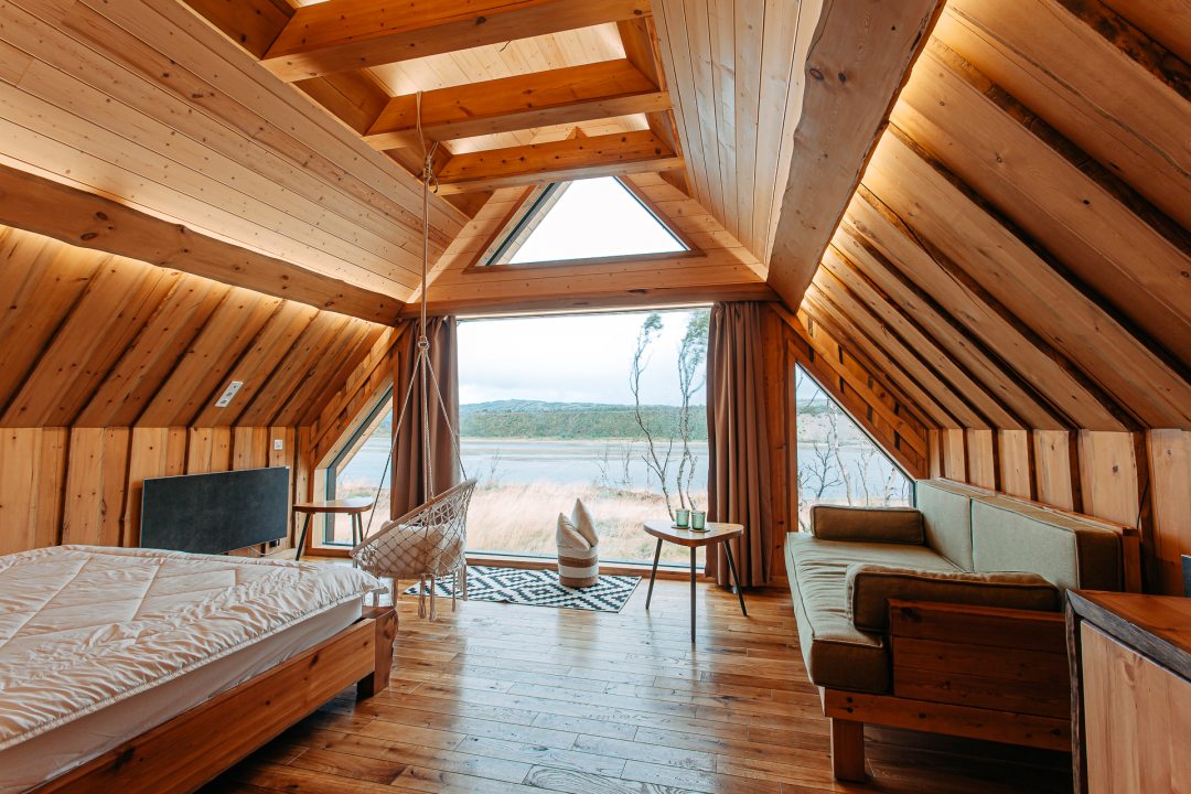 Коттедж (Малый 1 Двуспальная Кровать) парк-отеля Титовка Арктик Ривер Парк, Печенга