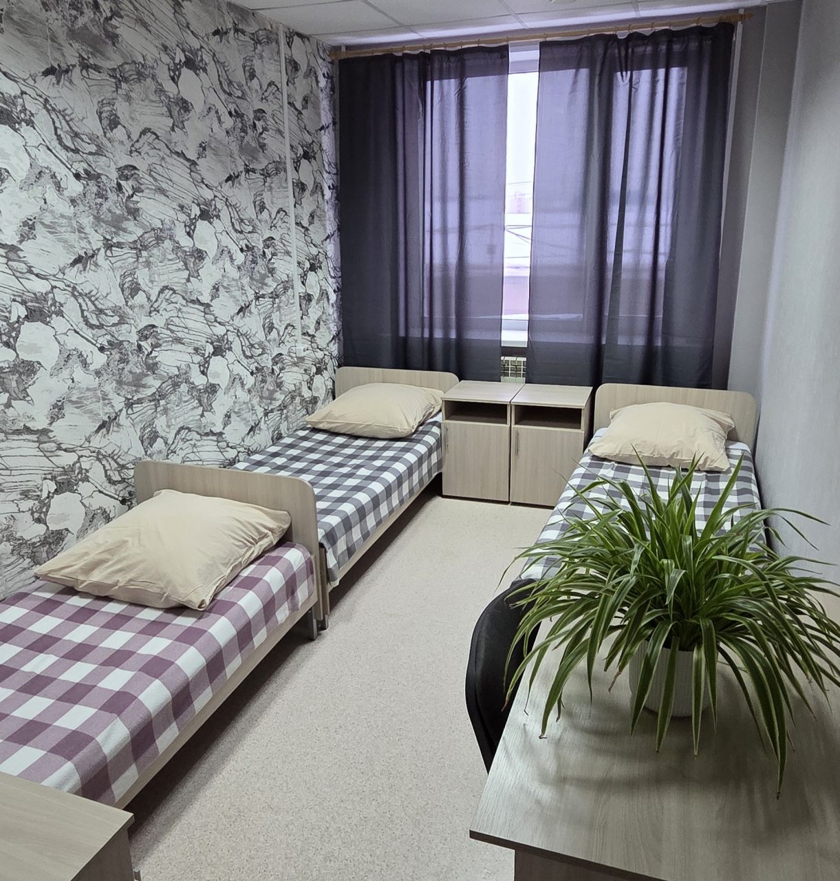 Трехместный Женский (Стандарт), Хостел 4 Комнаты