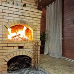 Зона отдыха у камина