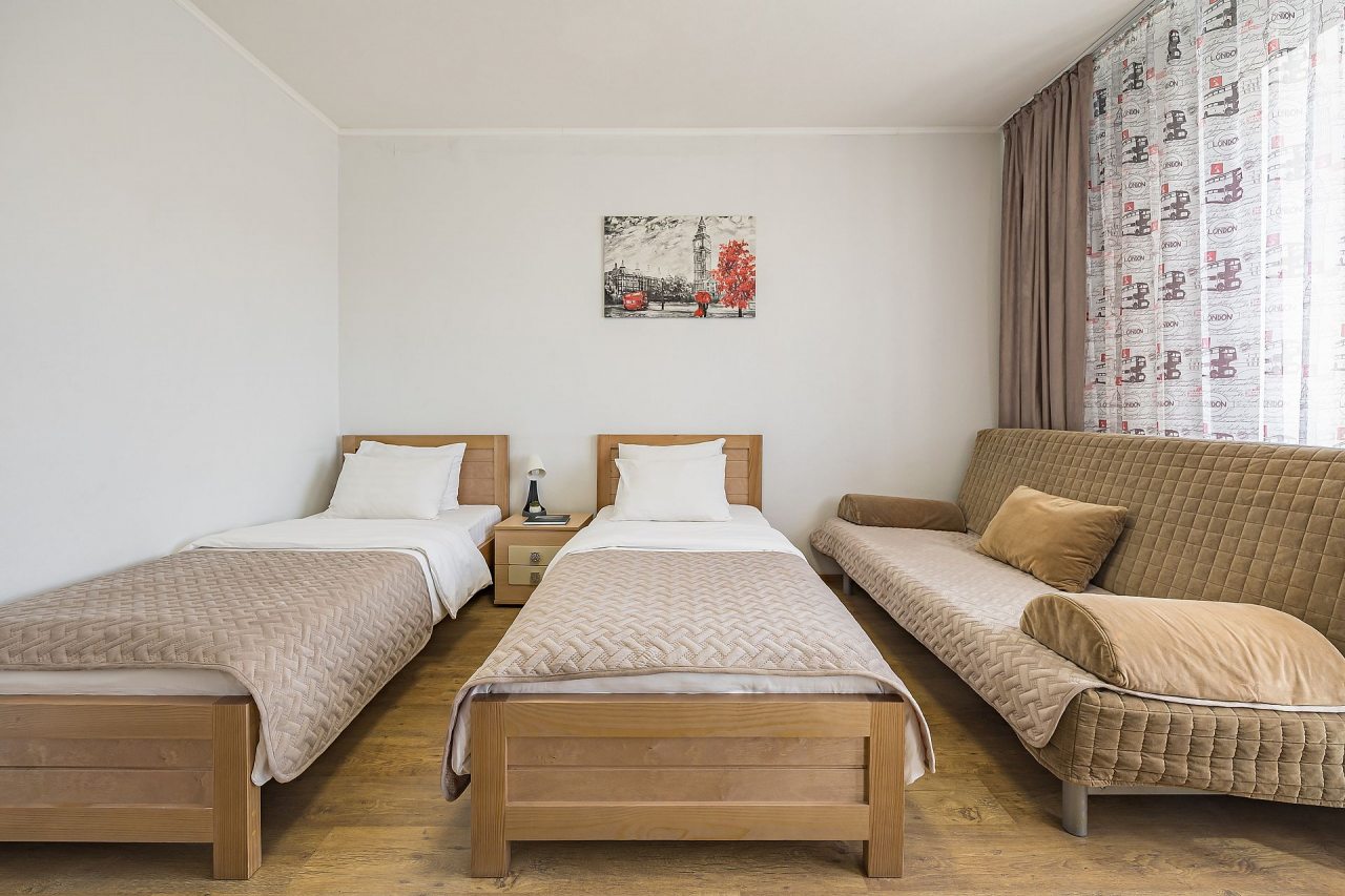 Квартира (Двухкомнатная, Мещерский бульвар, д.5А кв.354), Апартаменты Стрелка-гостевые квартиры