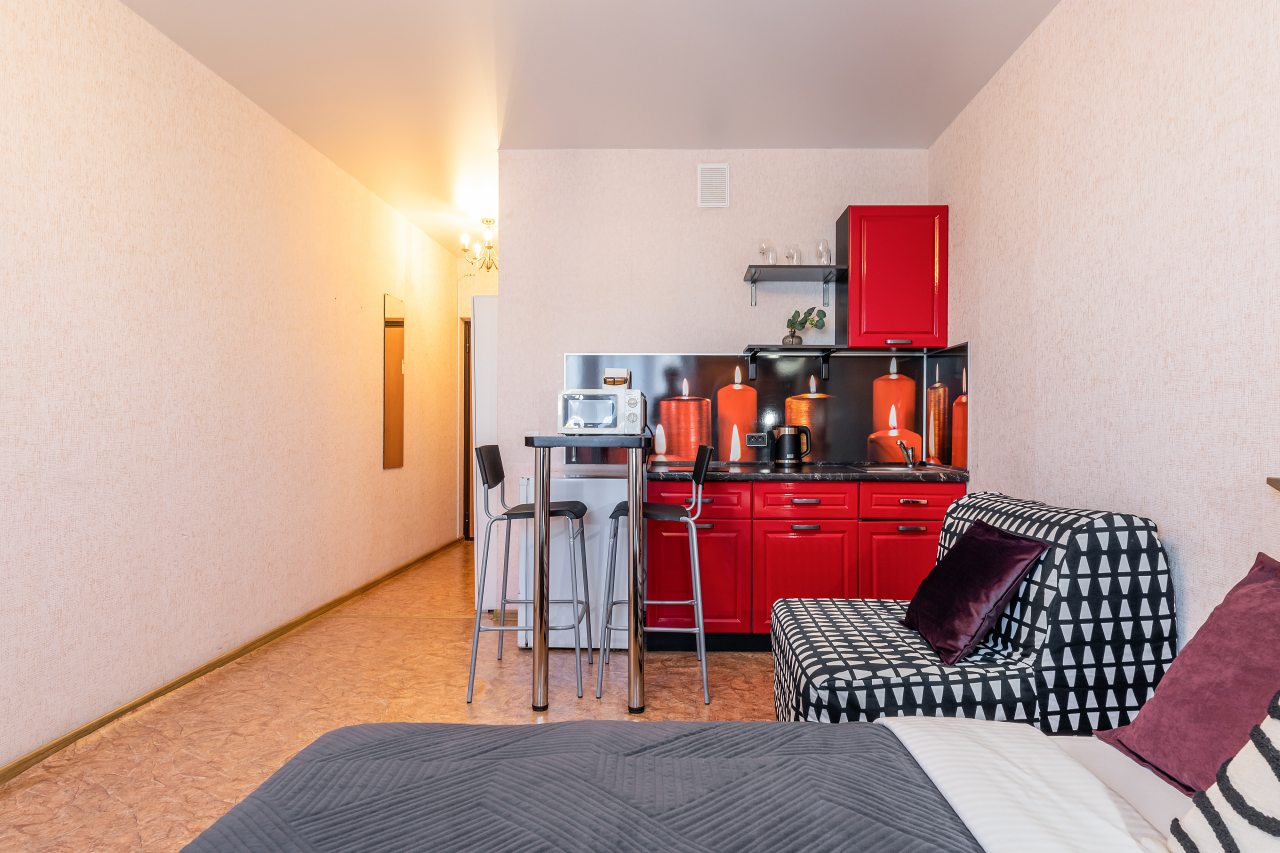 Студия с видом на озеро