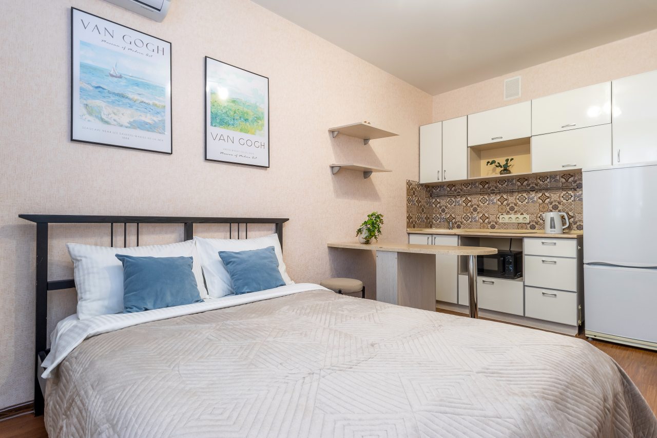 Комфортная студия с кондиционером