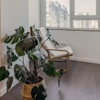 Просторная стильная квартира с панорамным видом на Волгу