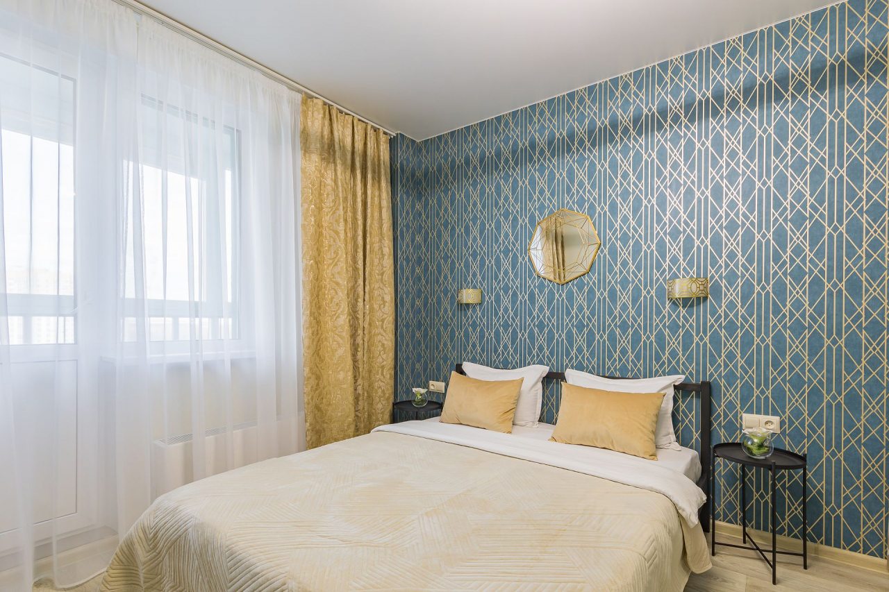 Стильная студия с видом на озеро