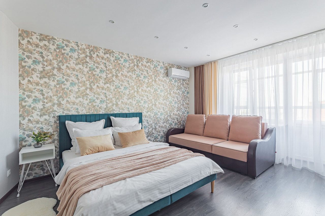 Комфортная квартира у озера с кондиционером и лоджией