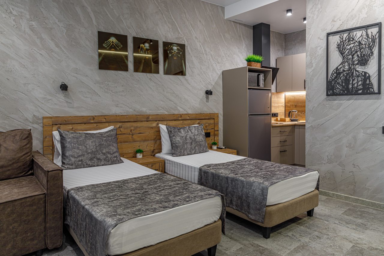 Апартаменты (Prestige Plus с 1 двуспальной или 2 односпальными кроватями), Апарт-отель HiLoft Hotel