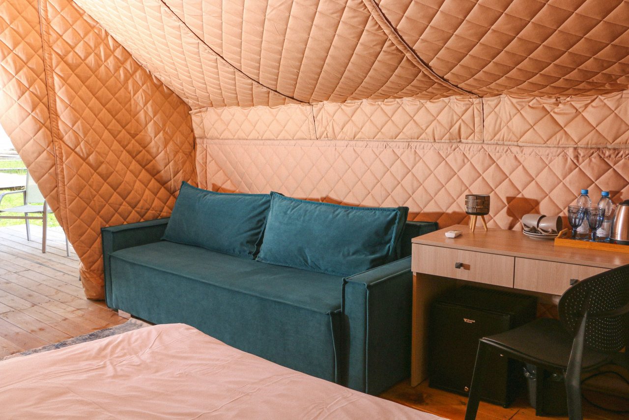 Двухместный (Шатер), Глэмпинг Малина