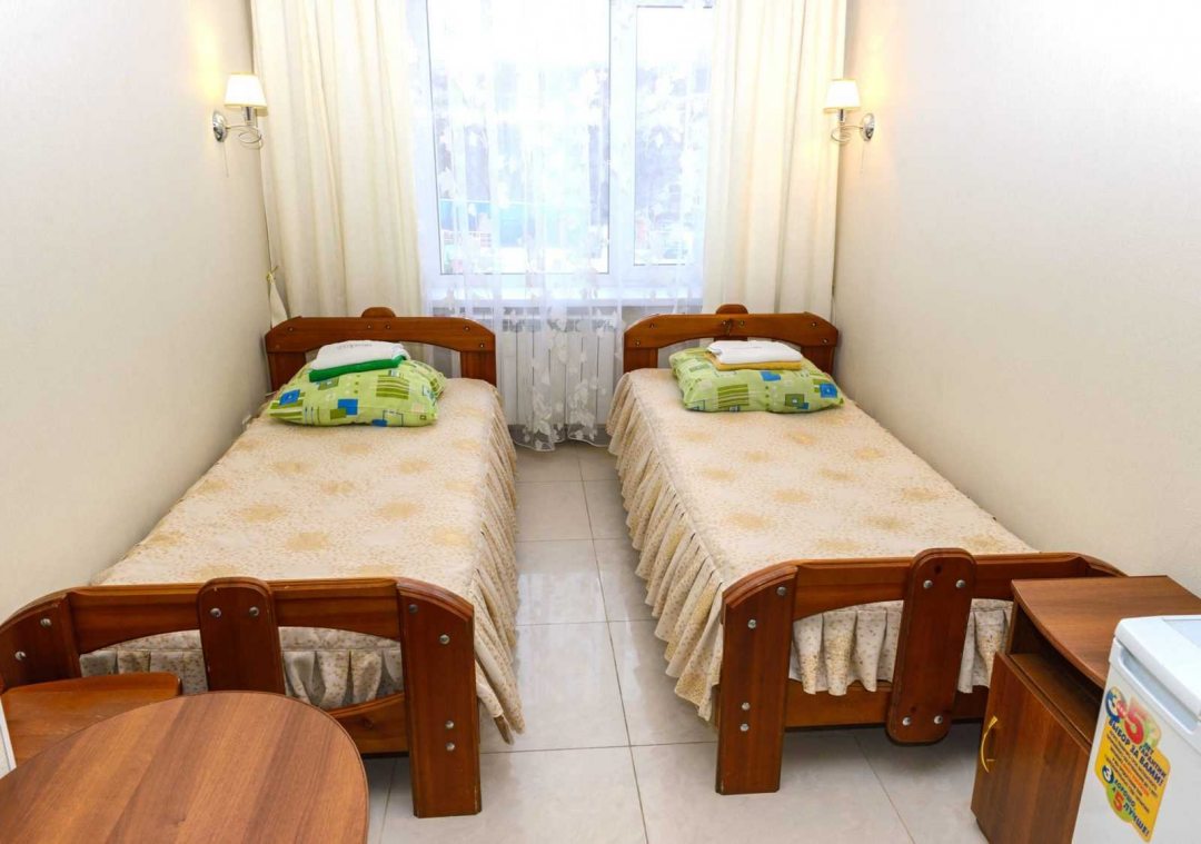 Двухместный (Номер с раздельными кроватями) гостиницы Кедр на Металлургов, Красноярск
