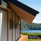 Коттедж (Большой дом на 2 спальни с камином, сауной и чаном (6+2)), База отдыха Карелия Парк