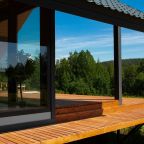 Коттедж (Большой дом на 2 спальни с камином, сауной и чаном (6+2)), База отдыха Карелия Парк