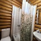 В номере санузел с мыльными принадлежностями