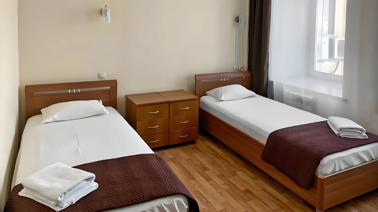 Двухместный (Стандарт 2- местный TWIN) отеля Smart HOTEL KDO Хабаровск