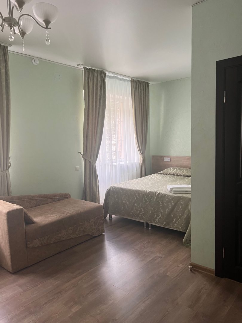 Двухместный (Двухместный номер Делюкс с 1 кроватью или 2 отдельными кроватями и балконом) отеля Iсe Palace, Терскол