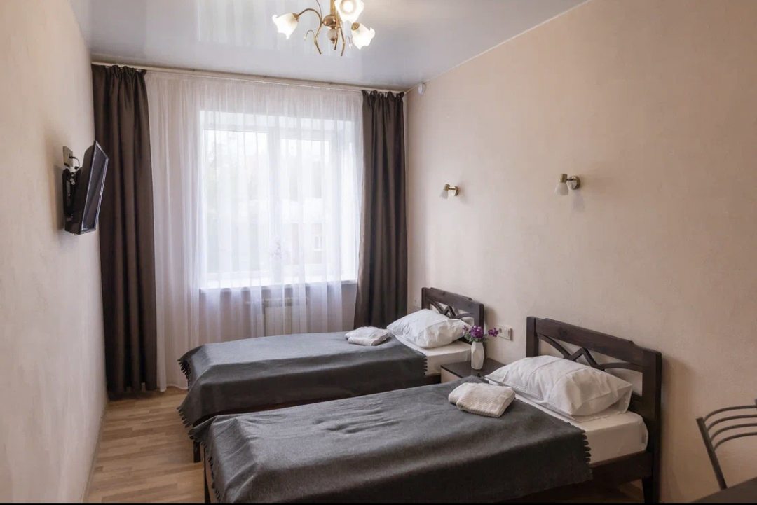 Двухместный (Двухместный номер стандарт плюс с двумя односпальными кроватями) отеля Маргелов, Рязань