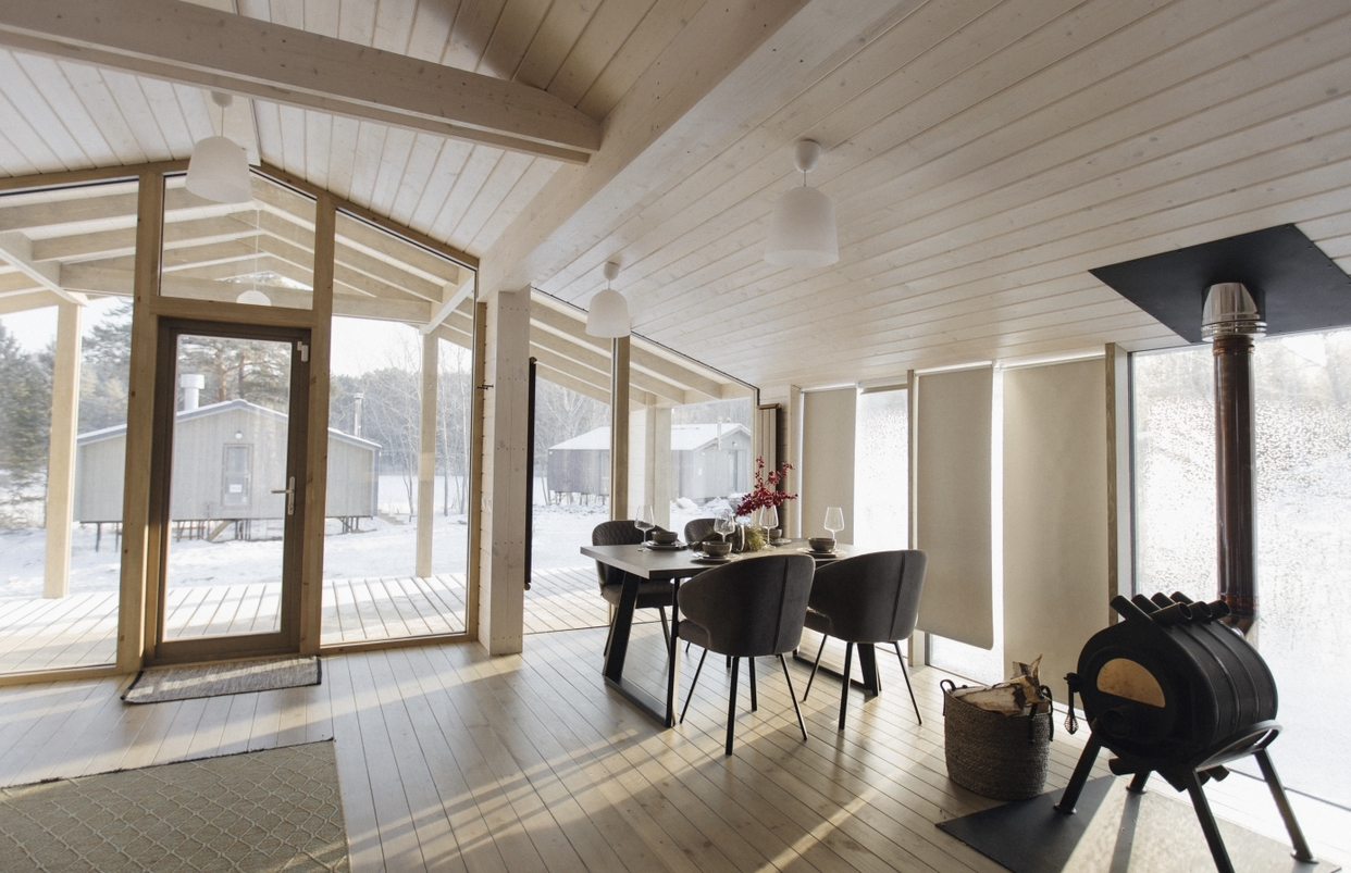Дом (WOOD HOUSE), Глэмпинг-парк Голубое озеро