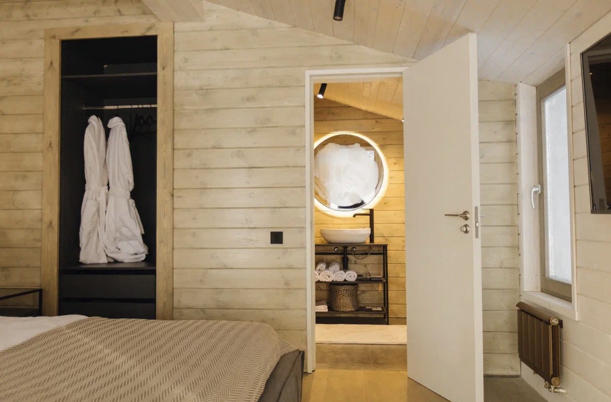 Шале (WOOD CHALET), Глэмпинг-парк Голубое озеро