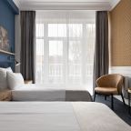 Двухместный (Стандартный номер с видом на город, двумя отдельными кроватями и террасой), Отель Королева Луиза