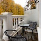 Двухместный (Стандартный номер с видом на парк, двумя отдельными кроватями и балконом), Отель Королева Луиза