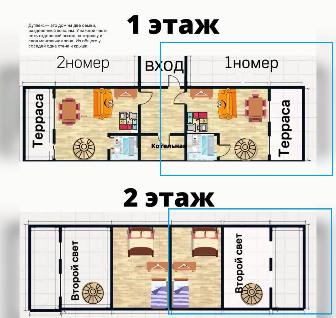 Коттедж (Дуплекс), Гостевой дом Шишка