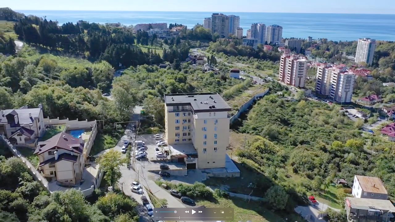 Вид на море, Апарт-отель Альфа на Метелева