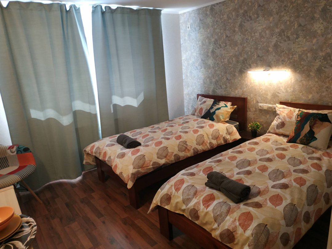 Двухместный (Двухместный номер с двумя раздельными кроватями улучшенный) гостевого дома Номады, Химки