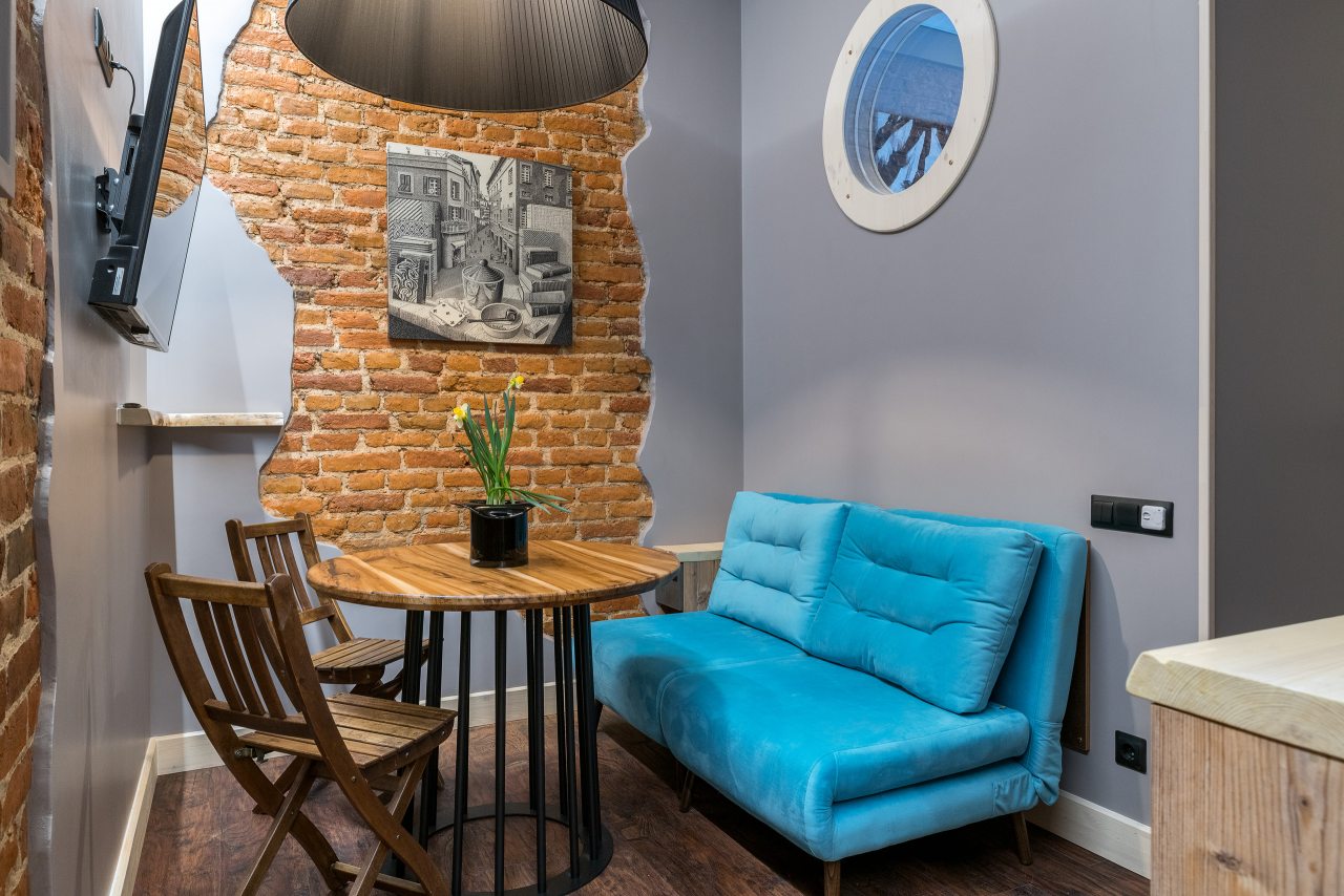 Отдельные однокомнатные квартиры, Апартаменты RentalSPb on Griboedova embankment