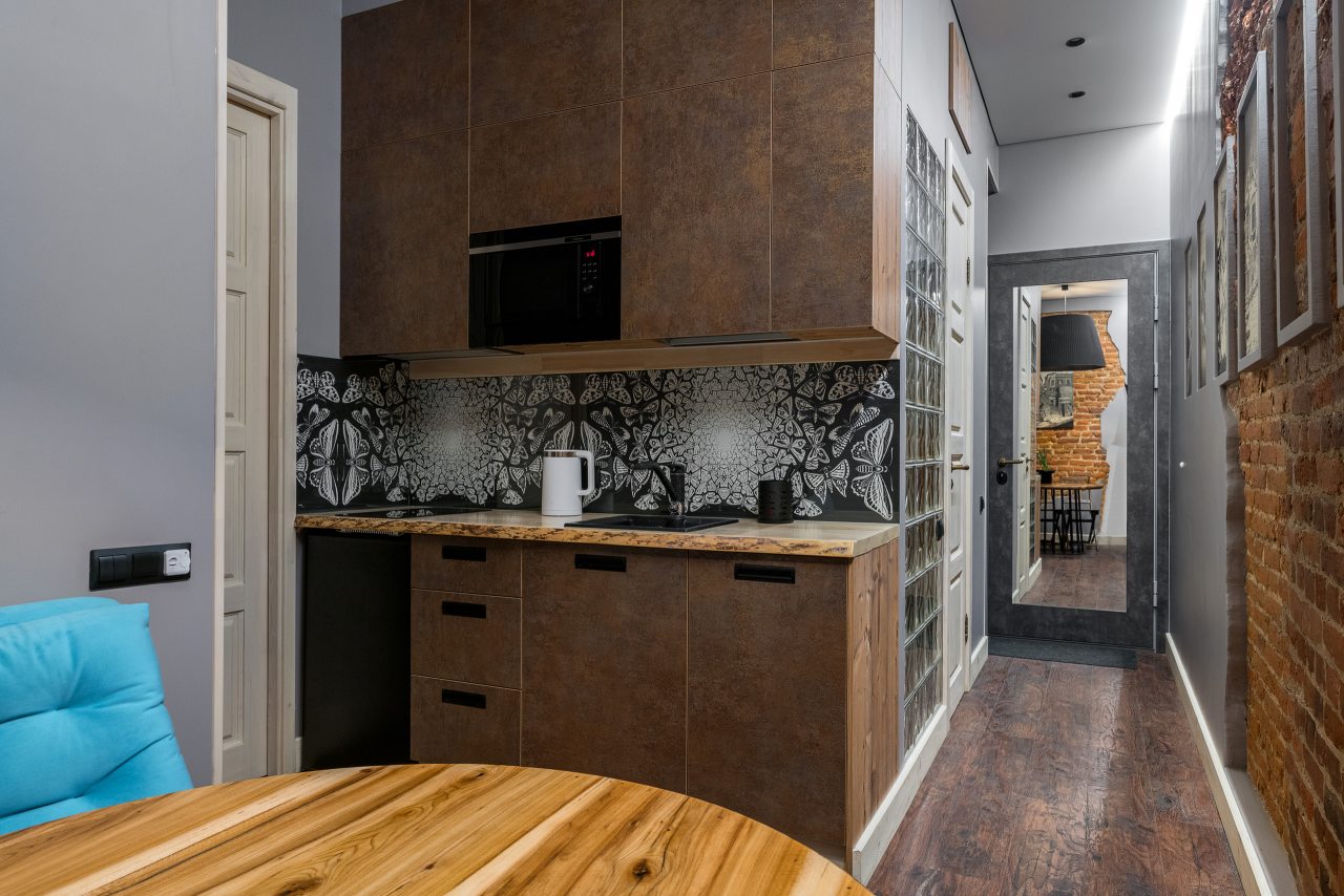 Кухонная зона, Апартаменты RentalSPb on Griboedova embankment