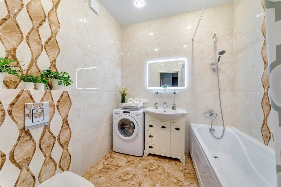 Собственная ванная комната, Апартаменты Sea Breeze & SPA