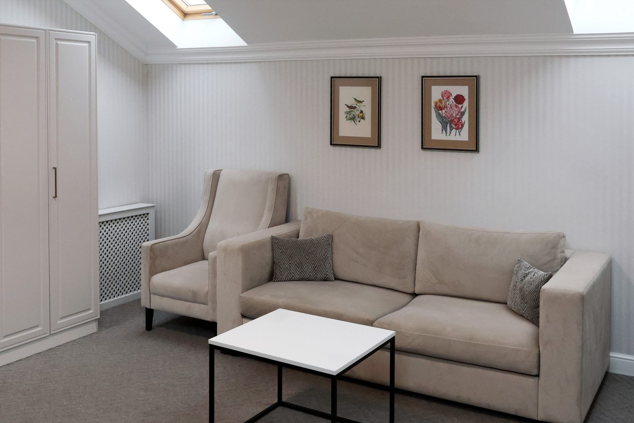 Двухместный (Комфорт плюс мансардный (двухкомнатный) (Skylight Comfort Plus)), Отель Москва