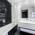 Апартаменты (Sky Suite 60-64 этаж Комфортный, высокий, душевный), Отель Sky Apartments