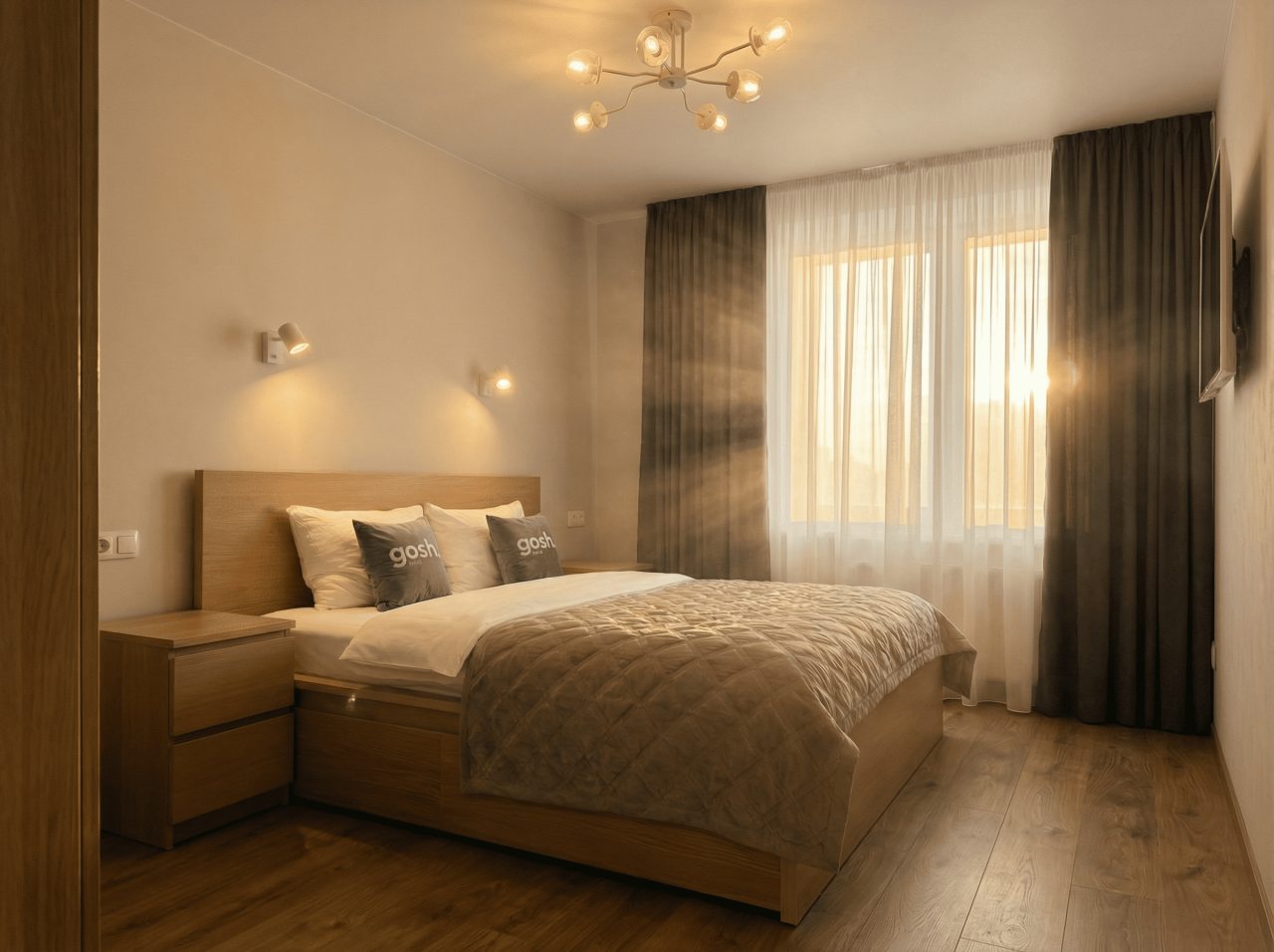 Квартира (Lounge Aurum 316 |Закрытый двор | Множетсво кофейн | Рестораны | 7 этаж |), Апартаменты GOSH