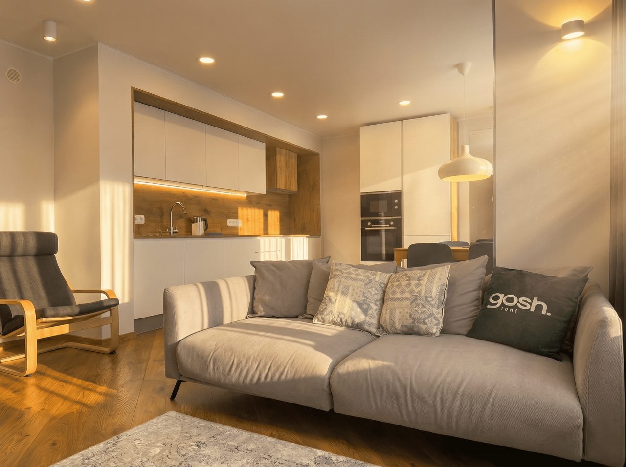 Квартира (Lounge Aurum 316 |Закрытый двор | Множетсво кофейн | Рестораны | 7 этаж |), Апартаменты GOSH