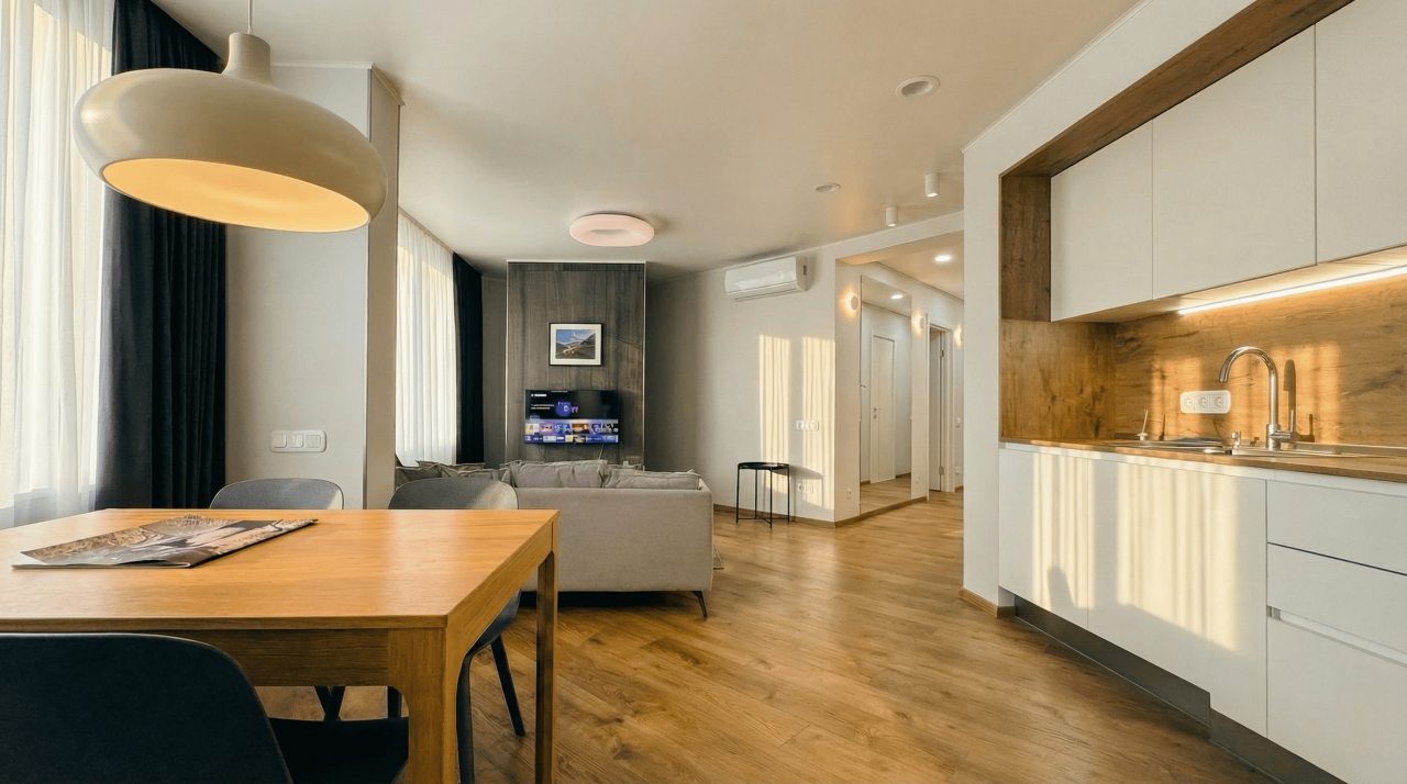 Квартира (Lounge Aurum 316 |Закрытый двор | Множетсво кофейн | Рестораны | 7 этаж |), Апартаменты GOSH