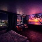 Апартаменты (В ЖК Сердце Сибири 357 | 4К проектор | 23 этаж), Апартаменты GOSH