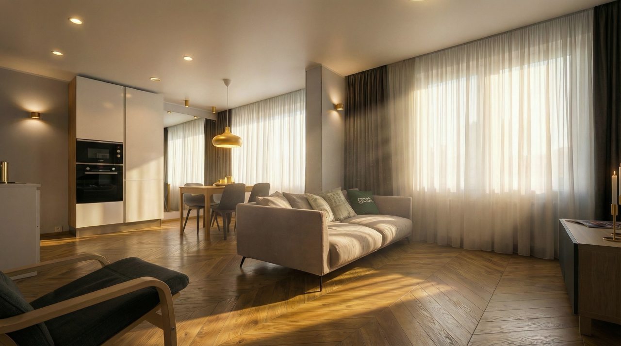 Апартаменты (Lounge Aurum 316 | 7 этаж), Апартаменты GOSH