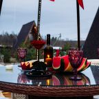 Купольная прозрачная беседка, Гостевой дом Рай в шалаше в Коробицыно