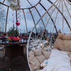 Купольная прозрачная беседка, Гостевой дом Рай в шалаше в Коробицыно