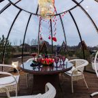 Купольная прозрачная беседка, Гостевой дом Рай в шалаше в Коробицыно