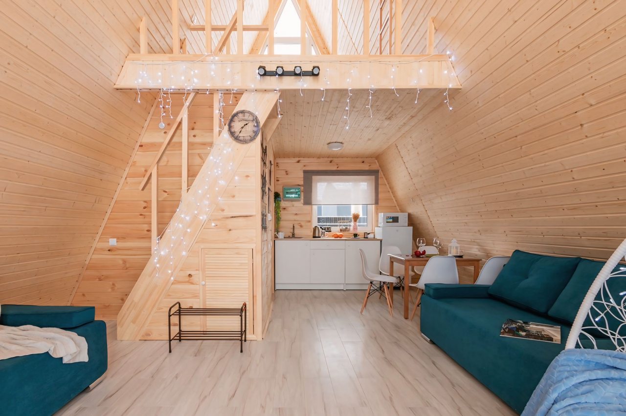 Шале (Шале 1), Гостевой дом Рай в шалаше в Коробицыно