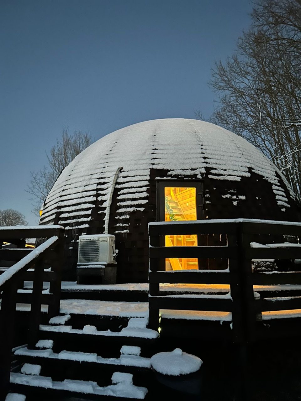 Купольный дом сфера Рай в шалаше