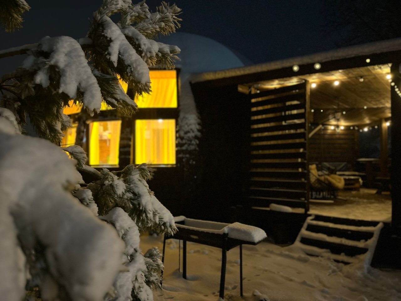 Девятиместный (Купольный домик 2), Гостевой дом Рай в шалаше в Коробицыно