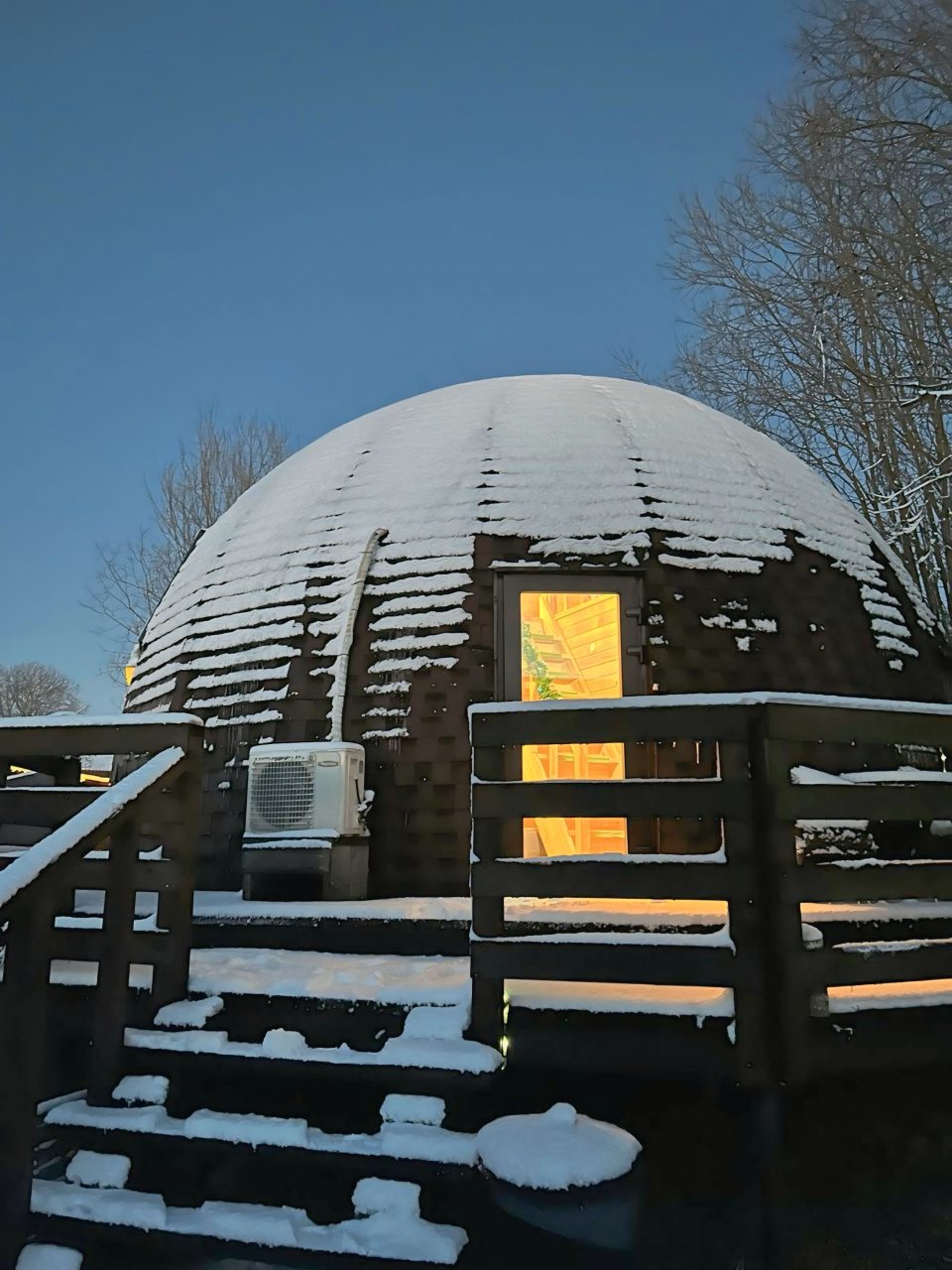 Девятиместный (Купольный домик 2), Гостевой дом Рай в шалаше в Коробицыно