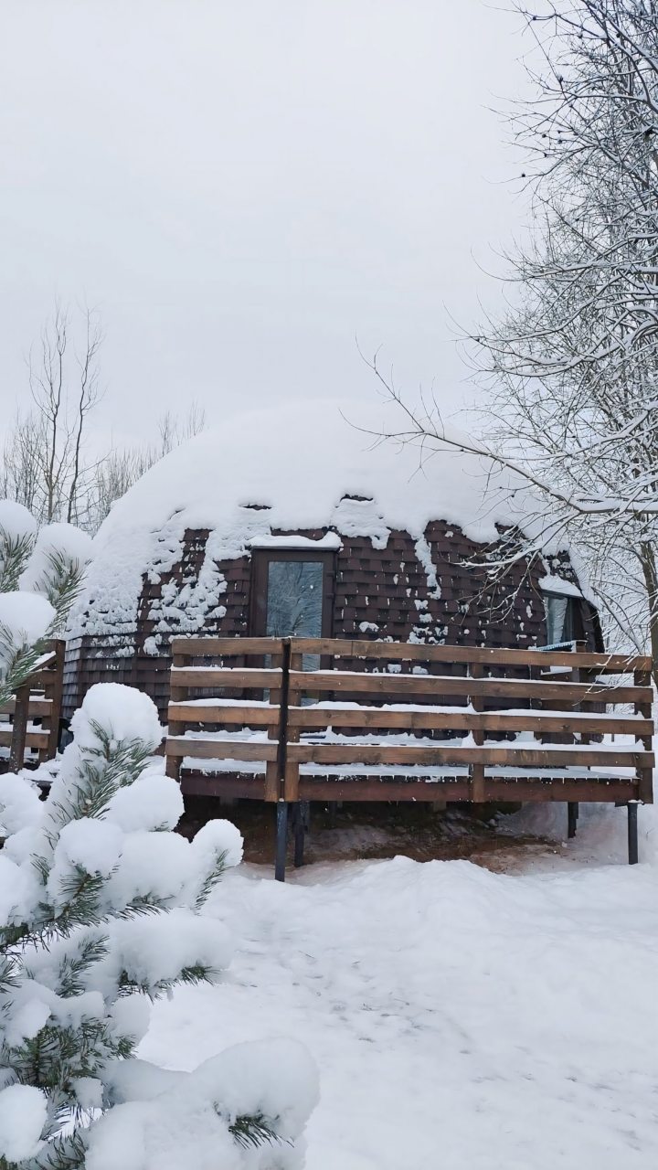 Девятиместный (Купольный домик 2), Гостевой дом Рай в шалаше в Коробицыно